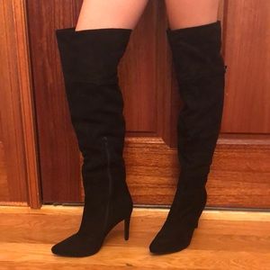 Chinese Laundry Suede Over the Knee Boots